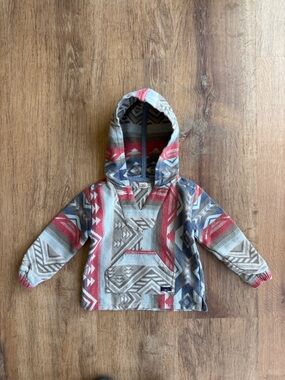 Faherty Multicolor Aztec Hooded Pullover — Toddler 2T